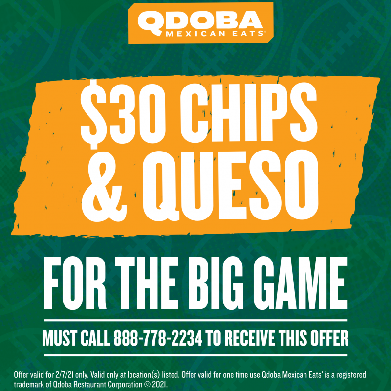 Big Game Chips & Queso web asset